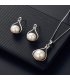 SET508 - Pearl bridal jewelry set